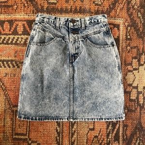 Vintage 80s Denim Skirt